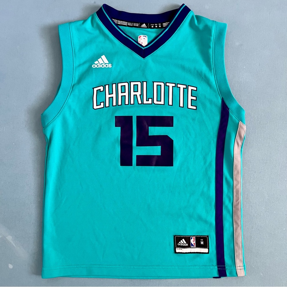 Charlotte Hornets Kemba Walker Adidas Teal NBA Youth Basketball‎ Jersey